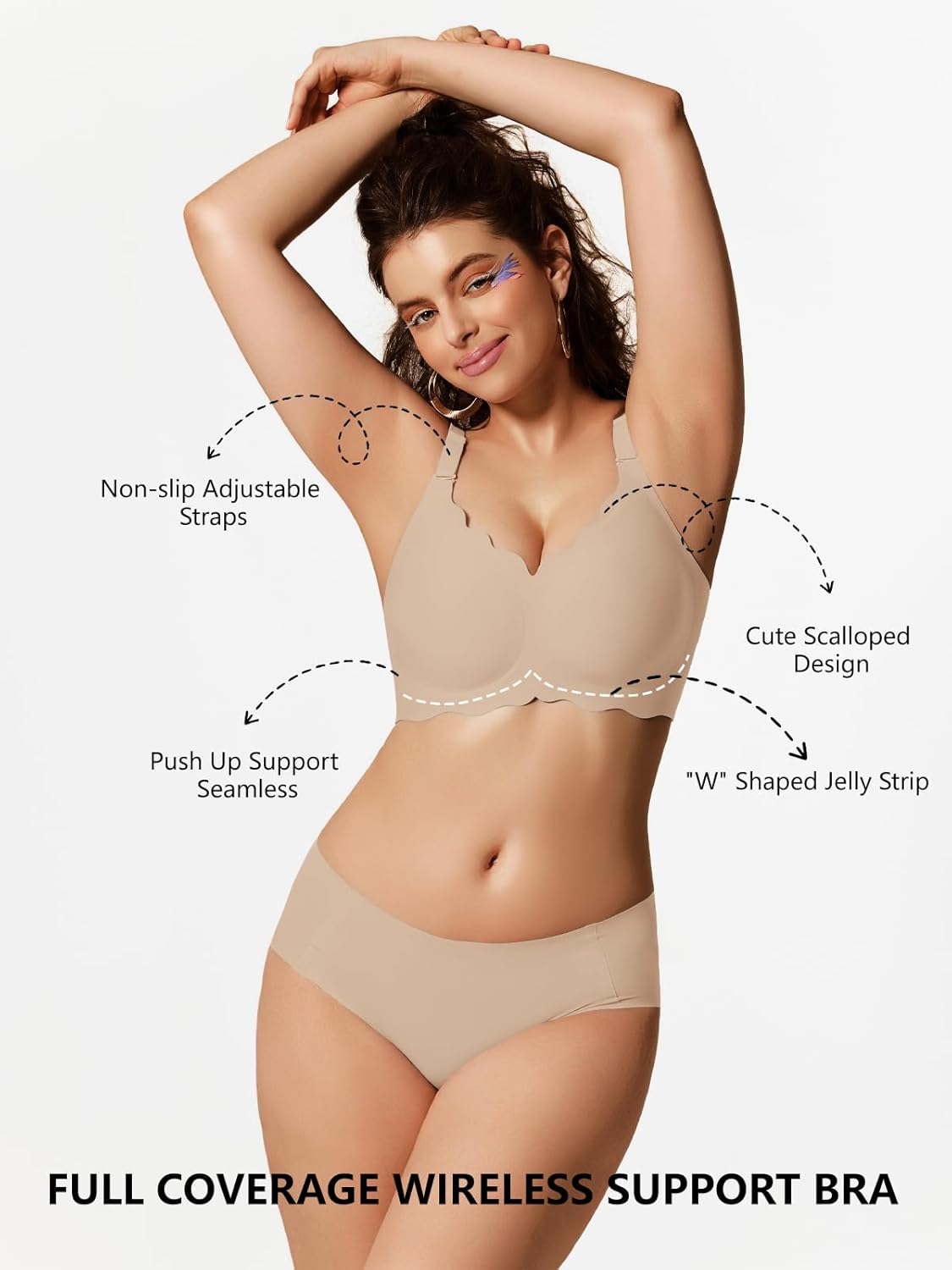 Comfortable Wireless Jelly Bra