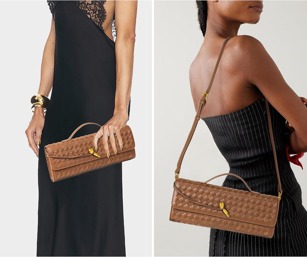 Chic Woven Evening Clutch