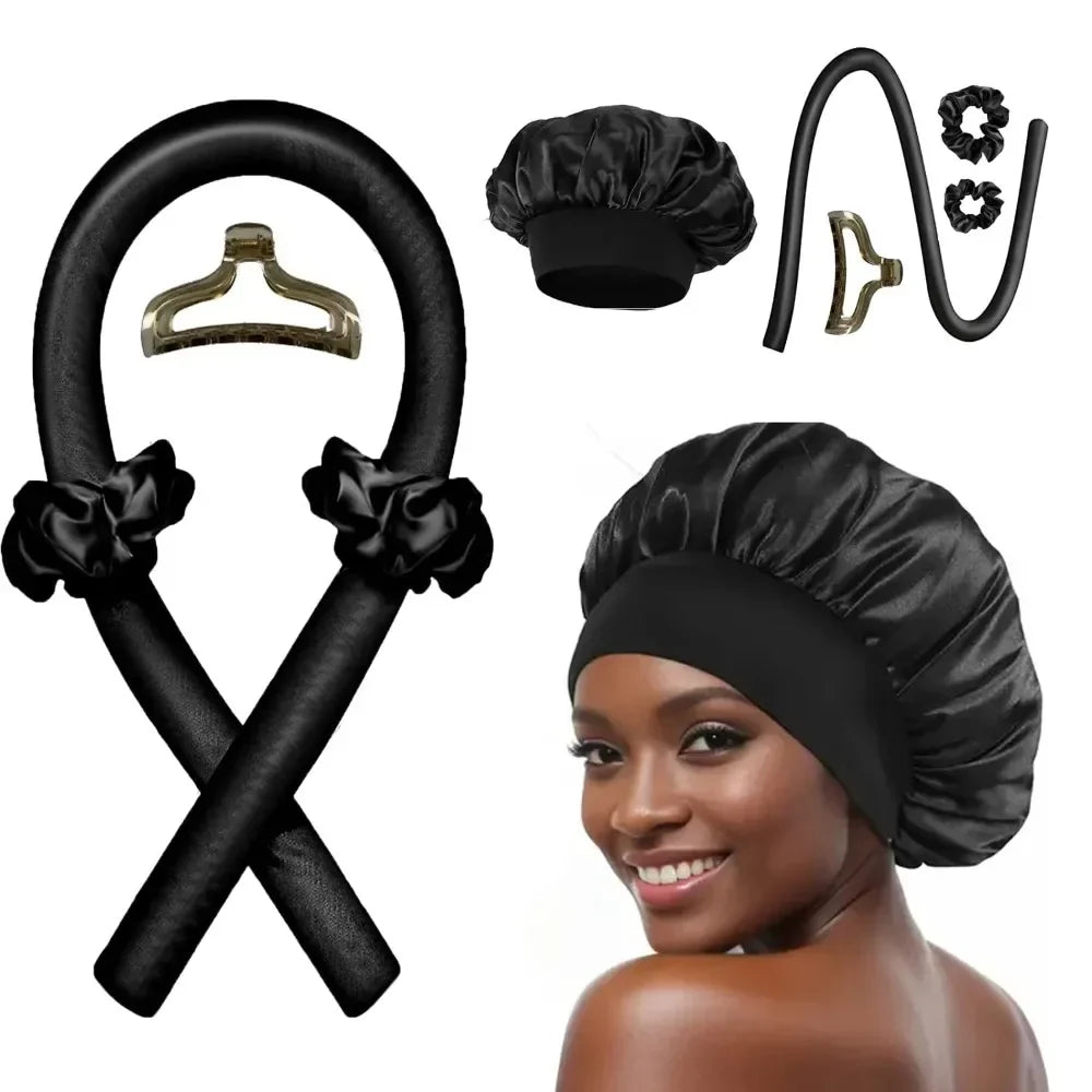Effortless No-Heat Curl Cap